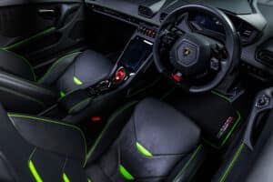 Lamborghini hurican evo spyder green hire