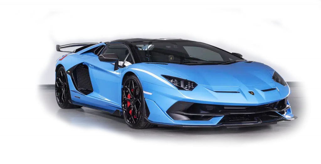 Lamborgini blue cut out Lamborgini blue cut out