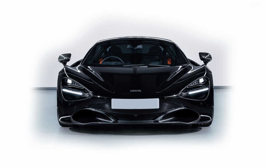 Mclaren front view cut out