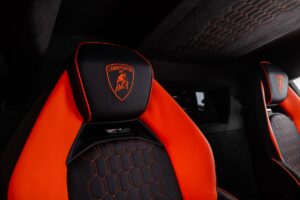 Lamborghini Revuelto hybrid car seat